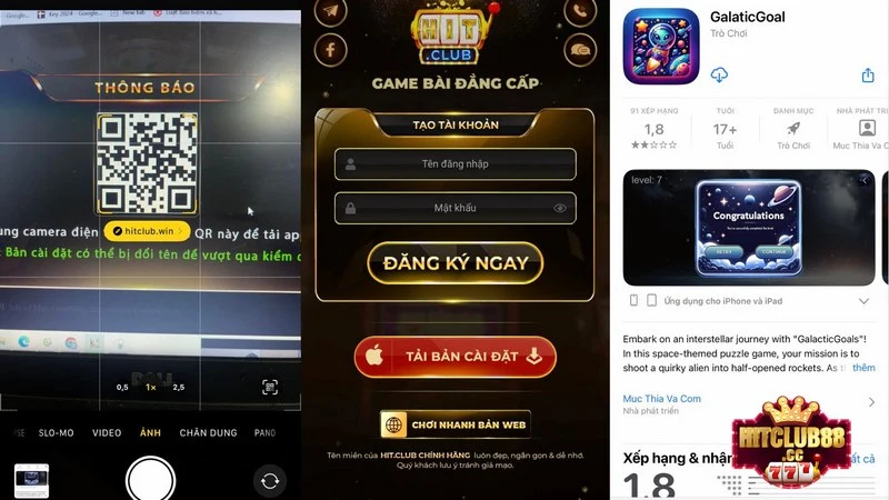 Tải app ngay và thực hiện các cài đặt ứng dụng cổng game Hit Club