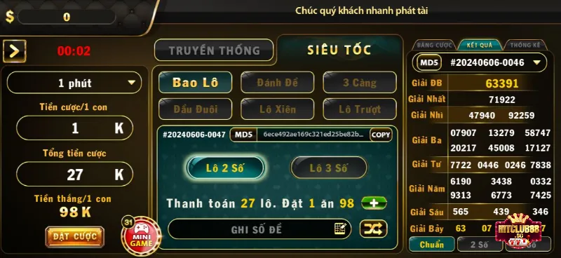 Lô đề siêu tốc Hit Club