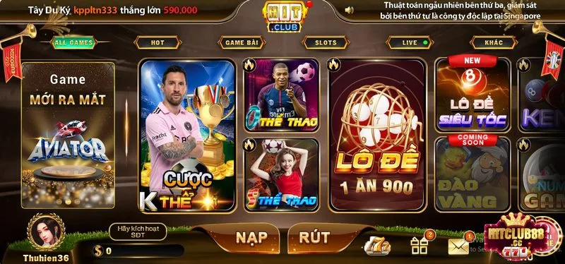 Thể thao Hit Club đã tạo nên cơn địa chấn trong làng cá cược